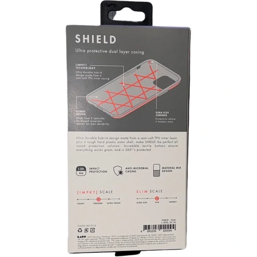 NIB Laut SHIELD Series Case for Apple iPhone 12 Pro Max - Lilac Laut
